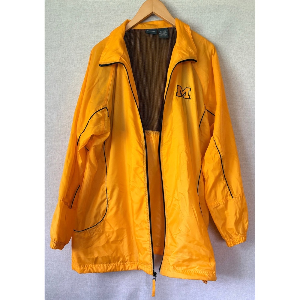 VTG Michigan Wolverines ProEdge Windbreaker XL Embroidered M NCAA Champions
